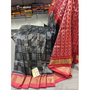 PGMRIDSS5Y02BXCC19- Ikat silk saree