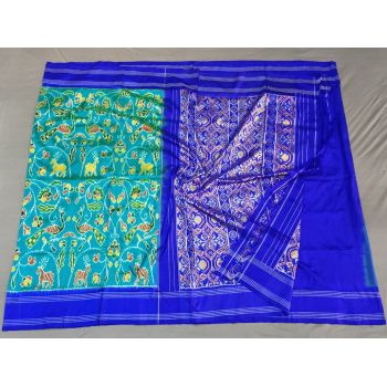 PGMRIDSS5Y02ZDCD13- Ikat silk saree