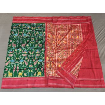PGMRIDSS5Y02ZDCD17- Ikat silk saree