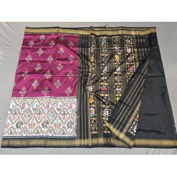 PGMRIDSS5Y03NICC33- Ikat silk saree