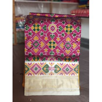 PGMRIDSS5Y06BBDC02- Ikat silk saree