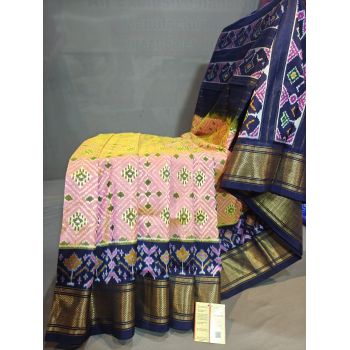PGMRIDSS5Y06BBDC13- Ikat silk saree