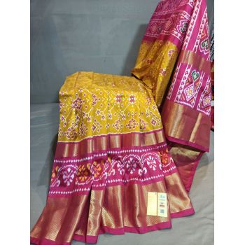PGMRIDSS5Y06BBDC24- Ikat silk saree