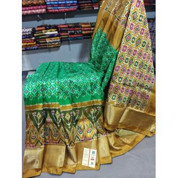 PGMRIDSS5Y06BICD04- Ikat silk saree
