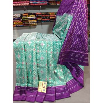 PGMRIDSS5Y06BICD06- Ikat silk saree