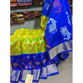 PGMRIDSS5Y06BICD07- Ikat silk saree