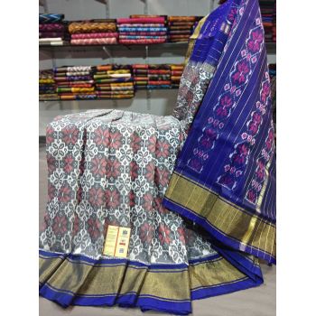 PGMRIDSS5Y06BICD12- Ikat silk saree