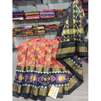 PGMRIDSS5Y06BICD21- Ikat silk saree