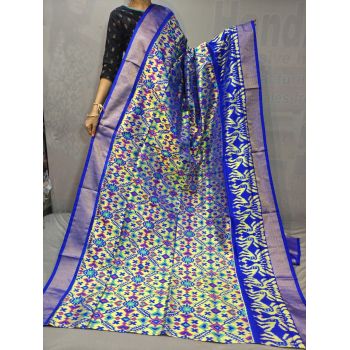 PGMRIDSS5Y06NIDC03- Ikat silk saree