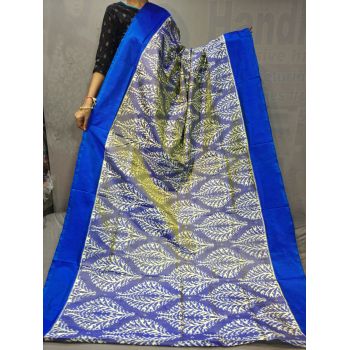 PGMRIDSS5Y06NIDC15- Ikat silk saree