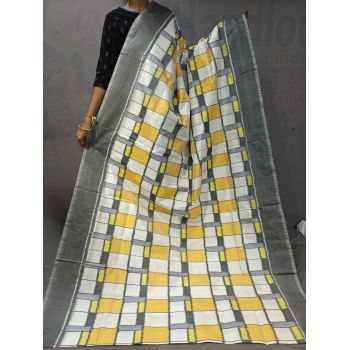 PGMRIDSS5Y06NIDC21- Ikat silk saree