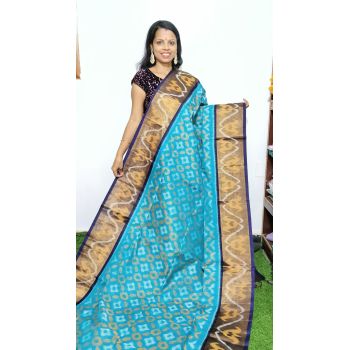 PGMRISCS5Y07EECD12- Ikat Sico saree