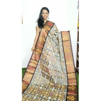 PGMRISCS5Y07EECD16- Ikat Sico saree