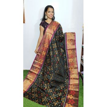 PGMRISCS5Y07EECD42- Ikat Sico saree