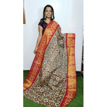PGMRISCS5Y07EECD44- Ikat Sico saree
