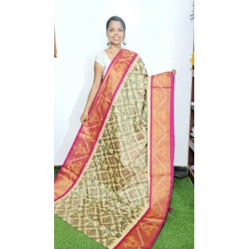 PGMRISCS5Y07EECD49- Ikat Sico saree