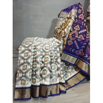 PGMRISCS5Y08EDDC07- Ikat Sico saree