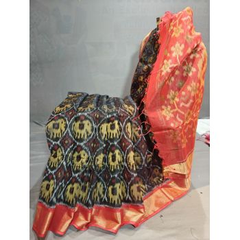 PGMRISCS5Y08EDDC20- Ikat Sico saree