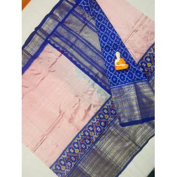 PGMRKBRS5Y06FSDC14- Kanchi border Ikat silk saree
