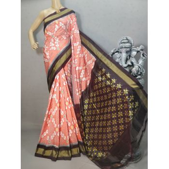 PRIHIDSS5Y02TTCD15- Ikat silk saree