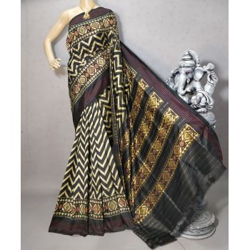 PRIHIDSS5Y05BTCC03- Ikat silk saree