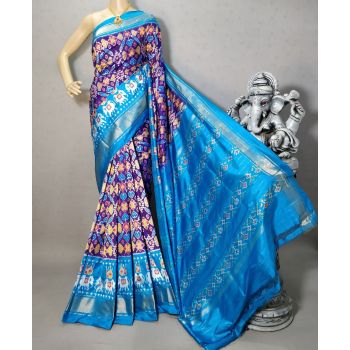 PRIHIDSS5Y05BTCC05- Ikat silk saree