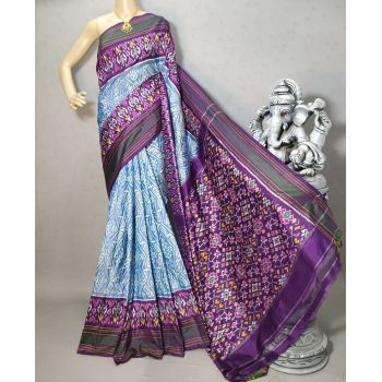 PRIHIDSS5Y05BTCC09- Ikat silk saree