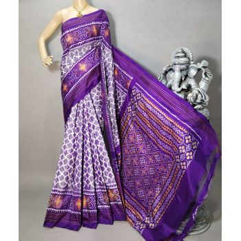 PRIHIDSS5Y05BTCC25- Ikat silk saree