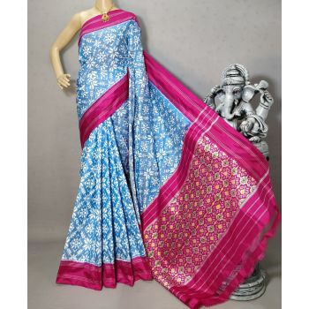 PRIHIDSS5Y05BTCC27- Ikat silk saree