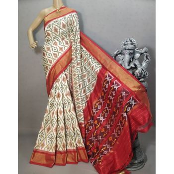PRIHIDSS5Y05BTCC30- Ikat silk saree
