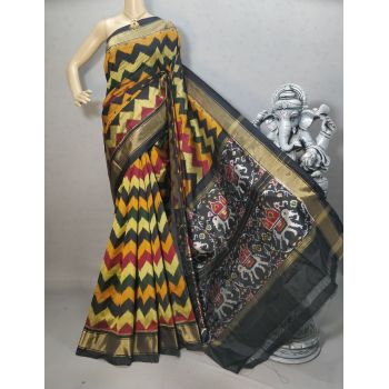 PRIHIDSS5Y05BTCC33- Ikat silk saree