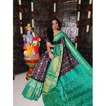 PRKSIDSS5Y05NDDC01- Ikat silk saree