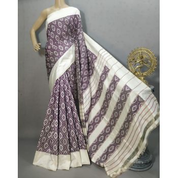 PRKSIDSS5Y05NDDC02- Ikat silk saree