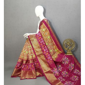PRKSIDSS5Y05NDDC07- Ikat silk saree