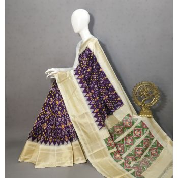 PRKSIDSS5Y05NDDC09- Ikat silk saree