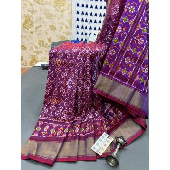 PRMHIDSS5Y06BSDC01- Ikat silk saree