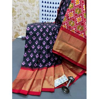 PRMHIDSS5Y06BSDC03- Ikat silk saree