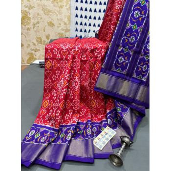 PRMHIDSS5Y06BSDC06- Ikat silk saree