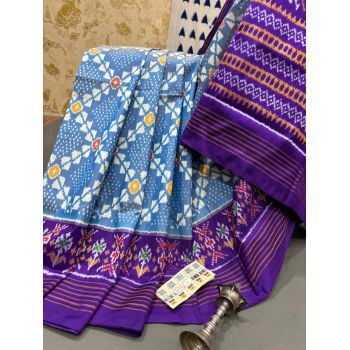 PRMHIDSS5Y06BSDC17- Ikat silk saree