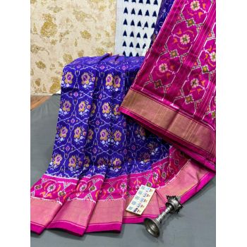 PRMHIDSS5Y06BSDC19- Ikat silk saree