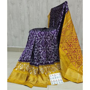PSHLIDSS5Y04NCDD03- Ikat silk saree