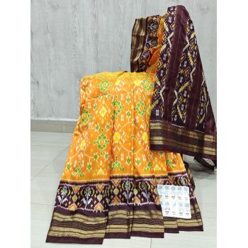 PSHLIDSS5Y04NCDD06- Ikat silk saree