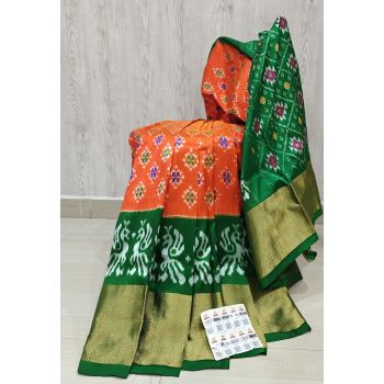 PSHLIDSS5Y04NCDD16- Ikat silk saree