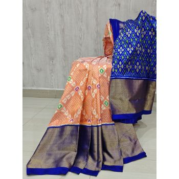 PSHLIDSS5Y04NCDD17- Ikat silk saree