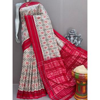 PSNTIDSS5A30BNCC09- Ikat silk saree