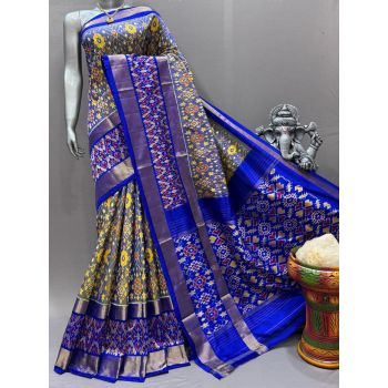 PSNTIDSS5Y03NDCD05- Ikat silk saree