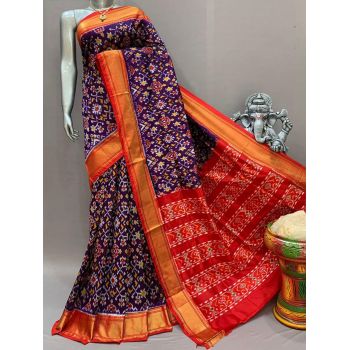 PSNTIDSS5Y03NDCD08- Ikat silk saree