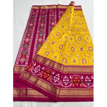 PSNTIDSS5Y03NDCD09- Ikat silk saree