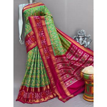 PSNTIDSS5Y03NDCD10- Ikat silk saree