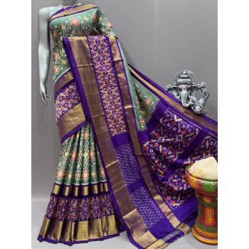 PSNTIDSS5Y03NDCD11- Ikat silk saree